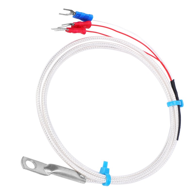 Temperature Sensor Probe PT100 Thermistor Temperature Measuring Probe Round Hole