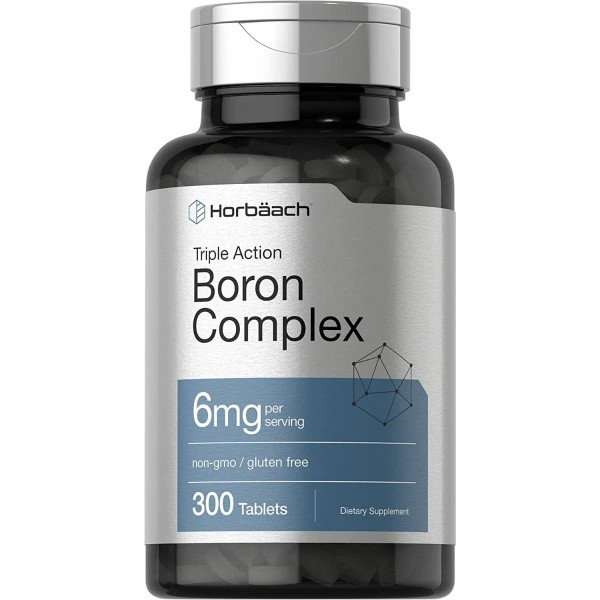 Horbaach Boro 6mg Triple Complejo seo 300 Cpsulas Veganas Sin