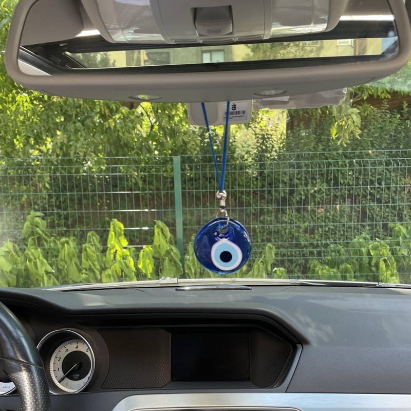Erbulus Turkish Blue Evil Eye Car Hanging Ornament - Evil