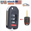 KeyMaster 2X Upgraded Flip Remote Key Shell Case Fob for