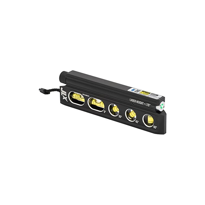 Johnson Level & Tool 5700-0800LZR 8" Magnetic Billet Torpedo Laser