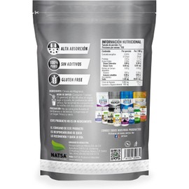 NATSA Citrato de Magnesio Polvo, 500gr, 166 Porciones