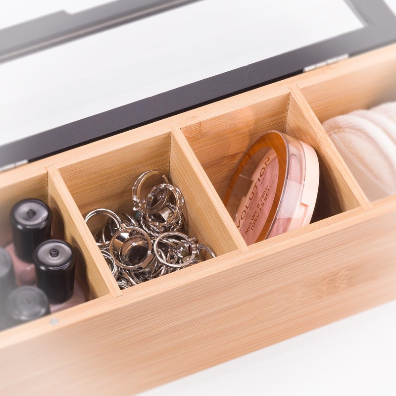 Woodluv Tea Box, Tea Bag Organiser, Tea Box for Tea