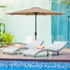 Simple Deluxe 9' Patio Umbrella Replacement Canopy Only Outdoor Table