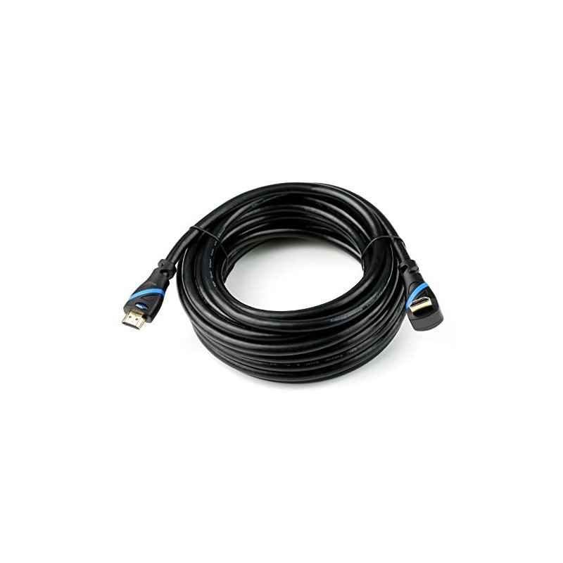 HDMI 2.0 Cable | 7.5 m | Black/Blue | Angled