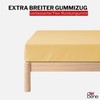 DarBene Fitted Sheet 140 x 200 cm Premium, 100% Premium