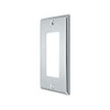 Deltana SWP4754 Single GFI Switch Plates, Polished Chrome