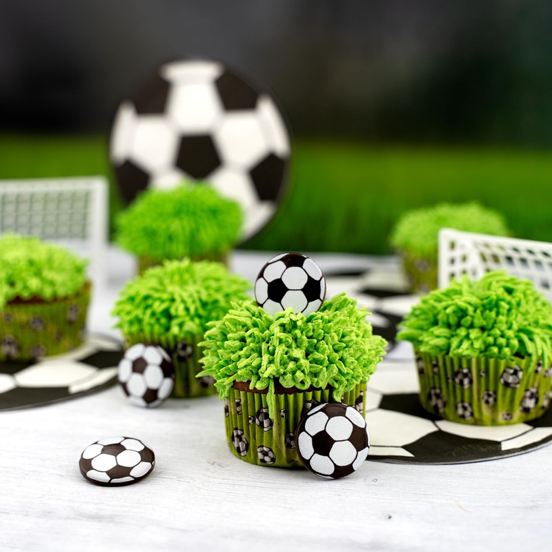 Günthart Pack of 20 Plastic Football Goals for Decorating on