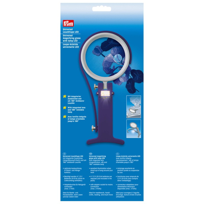 Prym 610380 Leuchtlupe LED