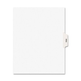Avery Individual Legal Exhibit Dividers, Avery Style, Index, Side Tab, 8.5 x 11 inches, Pack of 25 (11909)