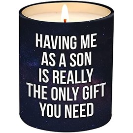 Mothers Gifts for Mom from Son, Mothers Day Gifts from Son - Gifts for Dad from Son for Fathers Day - Dad Gifts, Mom Gifts from Son - Birthday Gifts for Mom, Dad Birthday Gifts Candle 10Oz