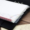 A5 Binder Dividers Top 5 Tabs Frosted Plastic Index Divider