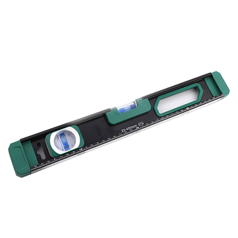 Magnetic Level Ruler with Scale Aluminum Alloy Horizontal Bubble Gauge