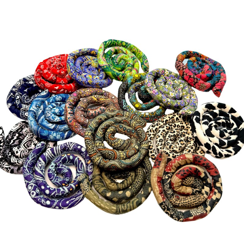 Handmade Spiral Lock Hair Tie Bendable Loc Tie Dreadlock Accessory