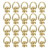 sourcing map 24Pcs Screw Round Head Rivet, 9.8mm Pull Ring