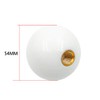 Riloer JDM DURACON Shift Knob Glossy White Round Shift Knob