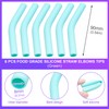 6Pcs Metal Straw Silicone Tips 5/16 IN Wide(8mm Outer Diameter)