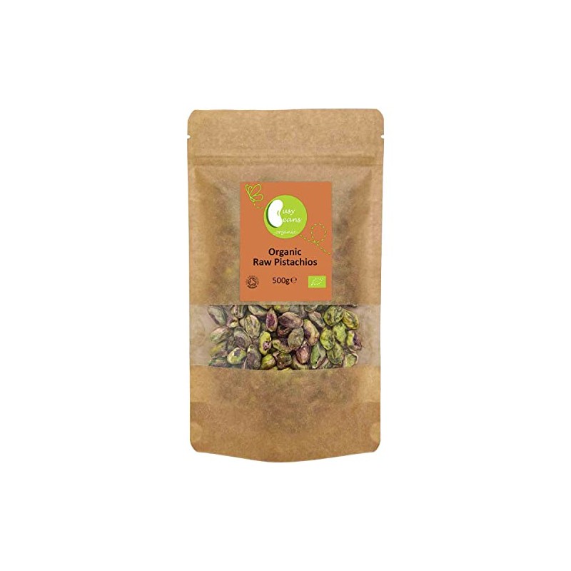 Organic Raw Pistachios by Busy Beans Organic (500g)