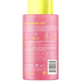 b.fresh Grapefruit Body Wash | Fressssh AF! - Invigorating Body Wash w/Hyaluronic Acid, Cruelty Free, Paraben Free, Skin Loving Ingredients, 16 Fl Oz