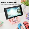 DLseego Stand for Switch/OLED/Lite Console,Non Slip Adjustable Pink Theme Playstand