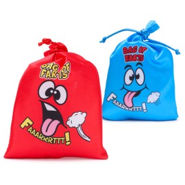 Toyland® Funny Face Bag Of Farts – Novelty Children's Prank Toys – Party Bag Fillers - Fun Secret Santa Gift – Random blue or red delivery