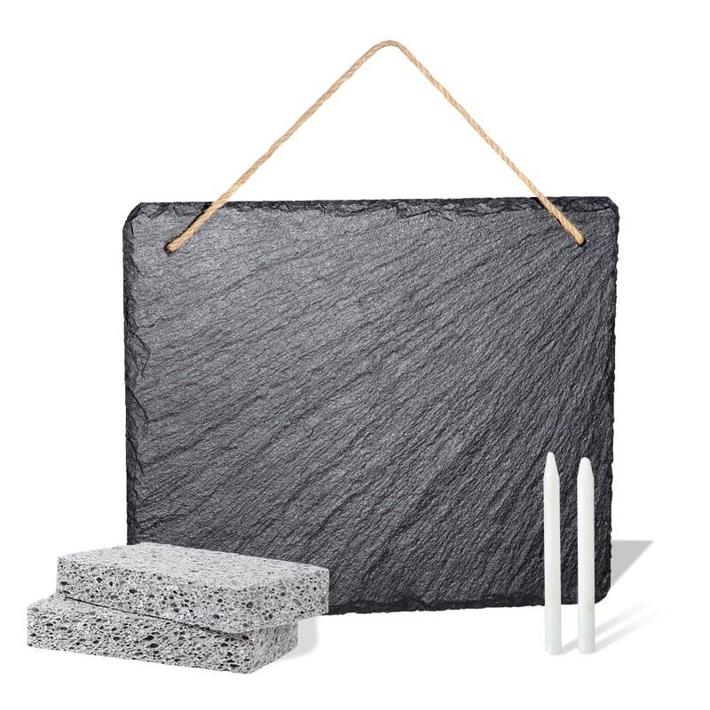 Slate Board for Writing on and Hanging, 25 x 20