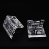 Leewoth 4 Pcs 1" 25mm Cordless Shade Bracket, PVC Cordless