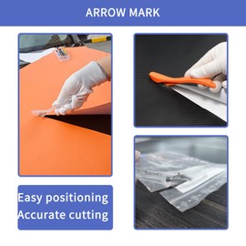 3Pack Wrapping Paper Cutter Tool - Handheld Blade Slicer for Gift Wrapping - Easy and Safe Cutting Tool for Wrapping Paper, Vinyl, Craft Paper - ideal for Christmas Gifts