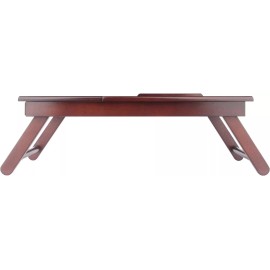Winsome Alden Wood Bed Tray, Walnut