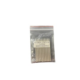 10 Pack Replacement Soldering Iron Tip - 3.7mm Diameter 58mm Length Soldering Pencil, Fine Point 60 Degree Conical Tips for DIY Electronics Prototype Board Circuits for 25w 30w 40w 60w Irons