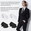 4 Pairs Shoulder Pads Sewing Set-in Shoulder Pads Foam Pads