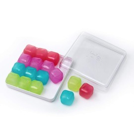 Joie Kitchen Gadgets 29195 Reusable Ice Cubes and Tray Rainbow, Plastic