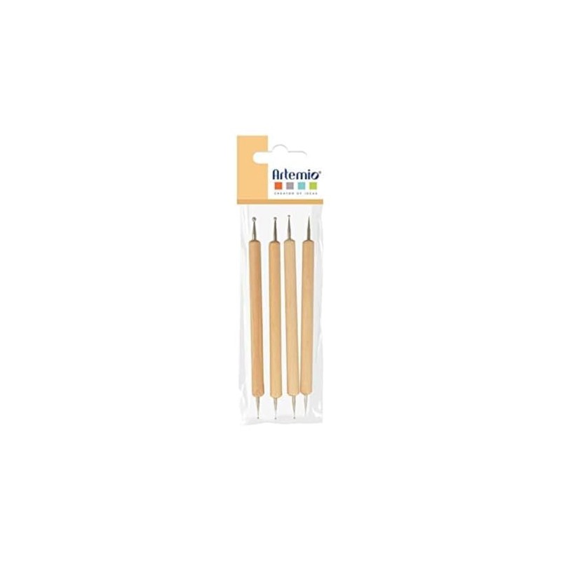 Set of 4 embossing tools