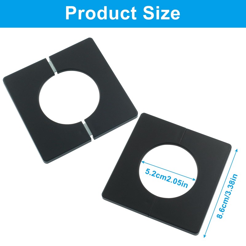 Cionyce Wall Split Flange 51mm Diameter Hole Wall-mounted Water Pipe