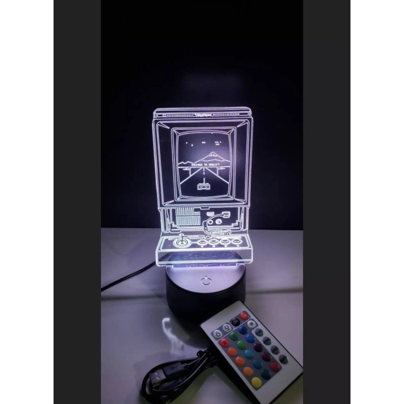 theTDshop VECTREX 3D LED Acrylic Lighted Lamp 8 Colors+Remote (Show