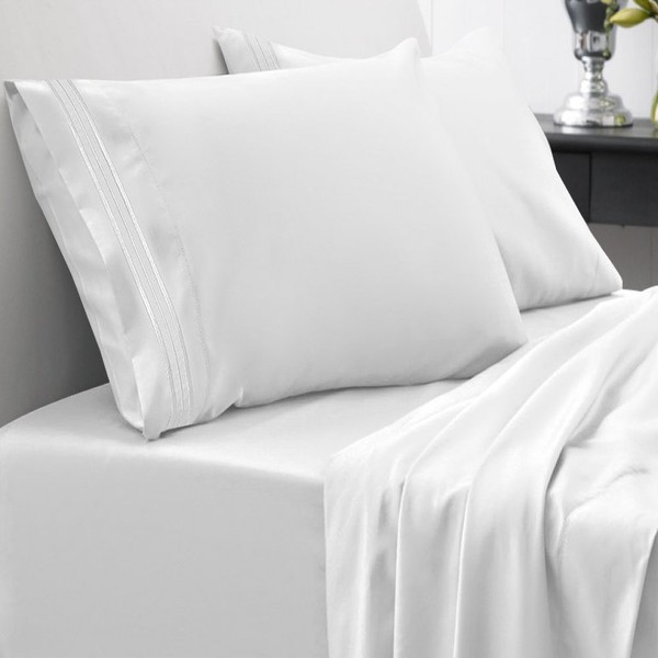 Sweet Home Collection 1800 Thread Count 21" DEEP Pocket Sheet