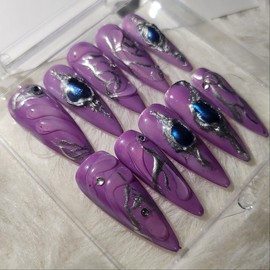 [Handmade nail tips] Bang!- Stiletto / [수제네일팁] Bang! - 스틸레토