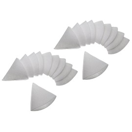 vhbw 20 x Cone Filters for Ventilation System e.g. Compatible with Helios, Maico, Pluggit, Zehnder Exhaust Filter G4, DN 100 White