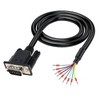 Willwewon 5Ft 1.5m 26AWG DB9 Male RS232 9 Pin Serial