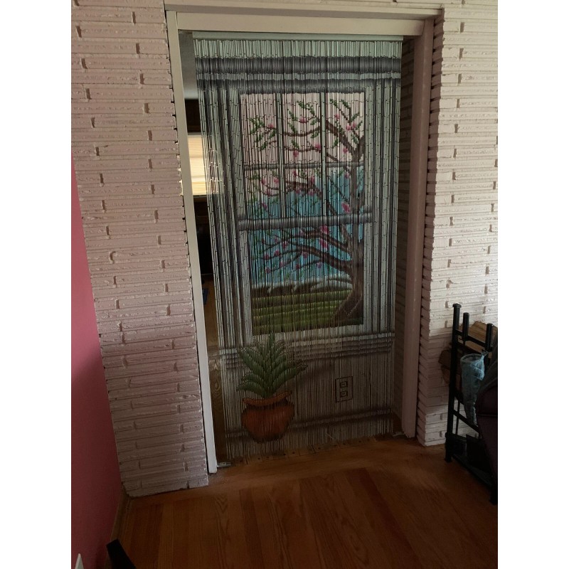 ABeadedCurtain - Window View Beaded Curtain 125 Strands (+Hanging Hardware)