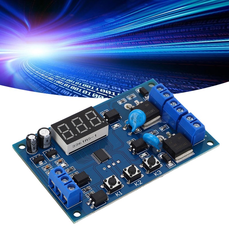 Programmable Delay Relay Module Dual Way Control Reverse Connection Protection