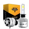 AUXBEAM 72W S2 H1 LED Headlights Conversion Kit High Low