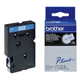 Brother - Printer tape - white, blue - Roll (1.2cm x 7.7m) - 1 pcs.