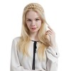 STHEJFB Braid Headband 2 Strands Messy Classic Chunky Plaited Wide