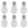 6 PCS 5W Mini LED Light Bulbs Warm White E26