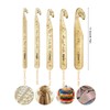 Crochet Needles for Yarn,Ergonomic Crochet Hook Kit | Multifunctional Knitting