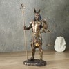 Veronese Design 10 5/8 Inch Anubis Holding Ankh Staff and