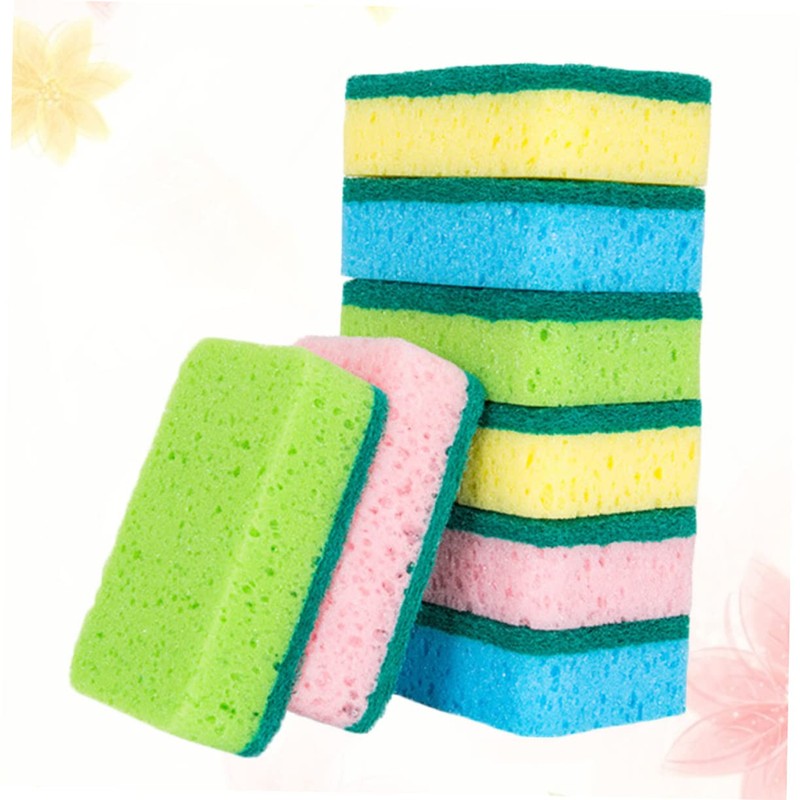 KOMBIUDA Dish Sponges for Dishes 8 Pack Sponges Soft and