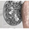 Nazarian Wall Mounted Shower Scrubber Back Foot Brush Hands Free