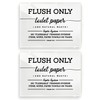 Reilly Originals 5x7 Inch Flush Only Toilet Paper & Natural